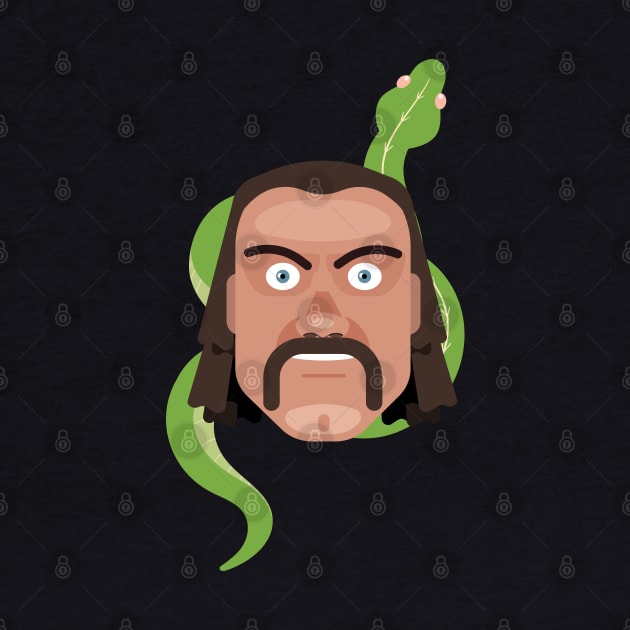 Jake the Snake Head by FITmedia